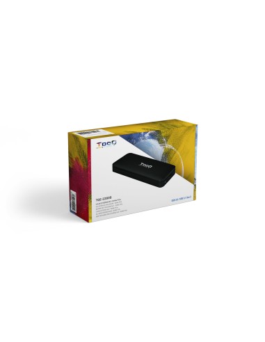 TQE-2280B caja para disco duro externo Caja externa para unidad de estado sólido (SSD) Negro M.2