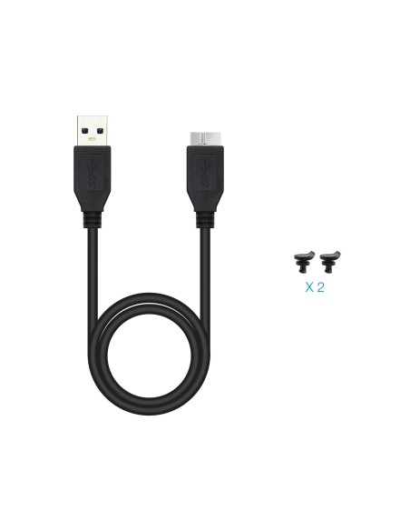 TQE-2281G caja para disco duro externo Caja externa para unidad de estado sólido (SSD) Gris M.2