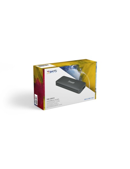 TQE-2281G caja para disco duro externo Caja externa para unidad de estado sólido (SSD) Gris M.2