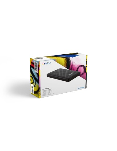 Caja Externa para Discos de 2,5 HDD/SSD, Negro