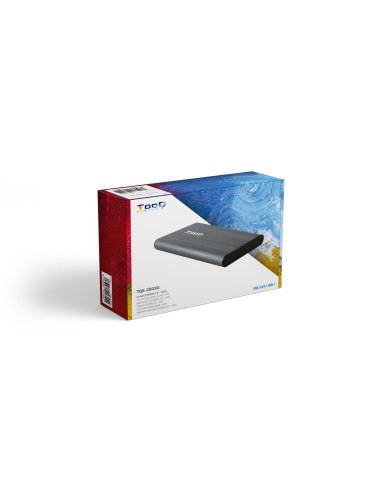 Caja Externa para Discos de 2,5 HDD/SSD, Gris