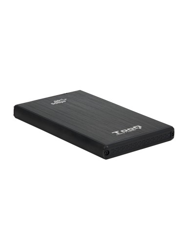 TQE-2522B caja para disco duro externo Caja de disco duro (HDD) Negro 2.5"