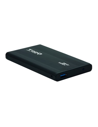 TQE-2524B caja para disco duro externo Caja de disco duro (HDD) Negro 2.5"