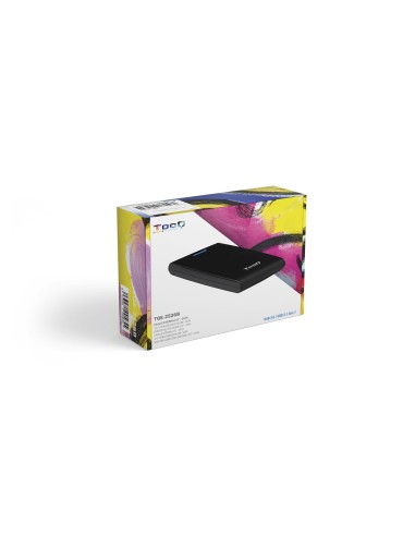 CAJA HDD 2,5" SATA A USB 2.0/USB 3.0 NEGRA