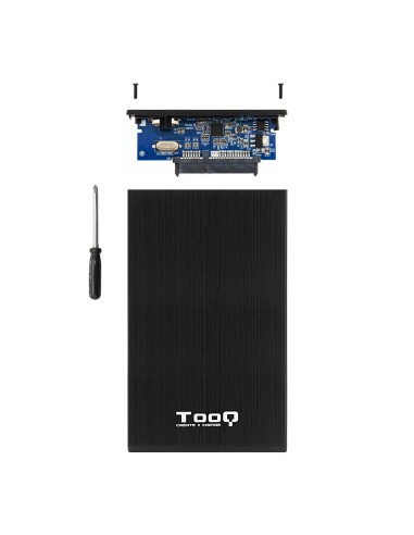 CAJA HDD 2,5" SATA A USB 2.0/USB 3.0 NEGRA