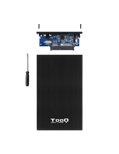CAJA HDD 2,5" SATA A USB 2.0/USB 3.0 NEGRA