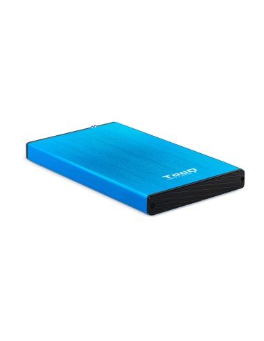 TQE-2527BL caja para disco duro externo Caja de disco duro (HDD) Negro, Azul 2.5"