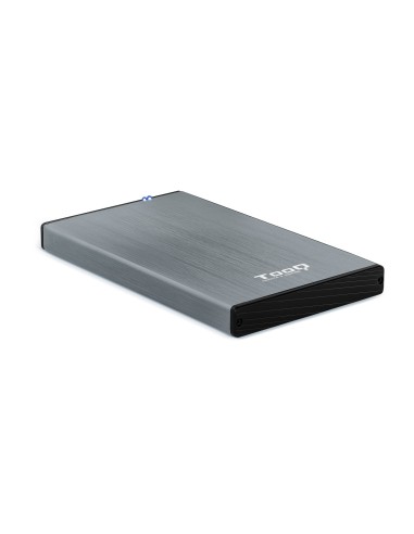 TQE-2527G caja para disco duro externo 2.5" Caja de disco duro (HDD) Negro, Gris