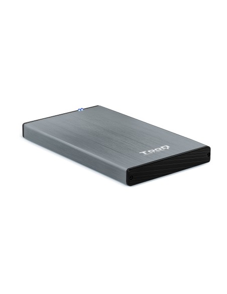 TQE-2527G caja para disco duro externo 2.5" Caja de disco duro (HDD) Negro, Gris