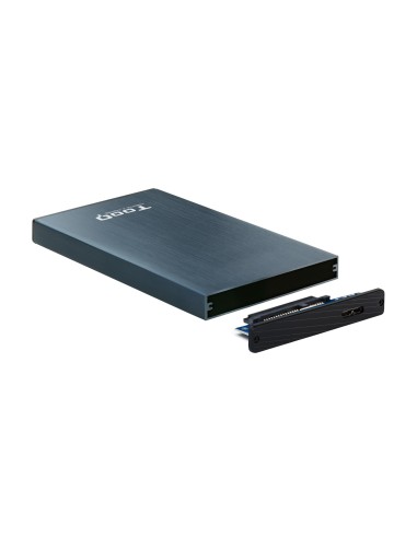 TQE-2527PB caja para disco duro externo Caja de disco duro (HDD) Negro, Marina 2.5"