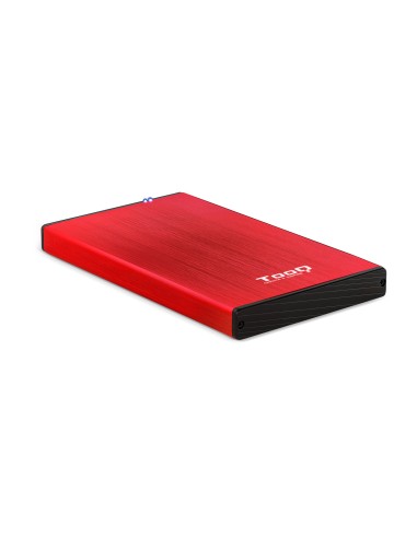 TQE-2527R caja para disco duro externo 2.5" Caja de disco duro (HDD) Negro, Rojo
