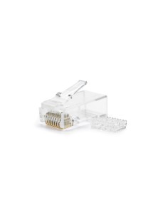 Conector RJ45 8 hilos CAT.6 (100 Uds)