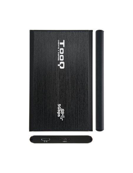 TQE-2529B caja para disco duro externo 2.5" Carcasa de disco duro/SSD Negro