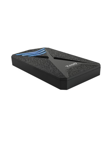 TQE-2550BL caja para disco duro externo Carcasa de disco duro/SSD Negro 2.5"