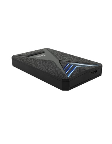 TQE-2550BL caja para disco duro externo Carcasa de disco duro/SSD Negro 2.5"