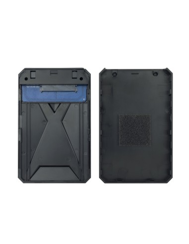 TQE-2550BL caja para disco duro externo Carcasa de disco duro/SSD Negro 2.5"