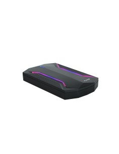 TQE-2599RGB caja para disco duro externo Carcasa de disco duro/SSD Negro 2.5" 2