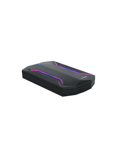 TQE-2599RGB caja para disco duro externo Carcasa de disco duro/SSD Negro 2.5"