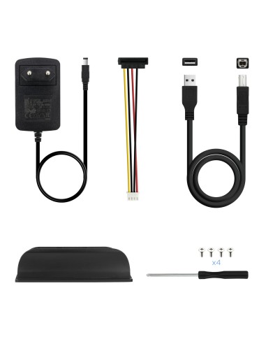 CAJA HDD 3,5" IDE/SATA A USB 2.0 NEGRA