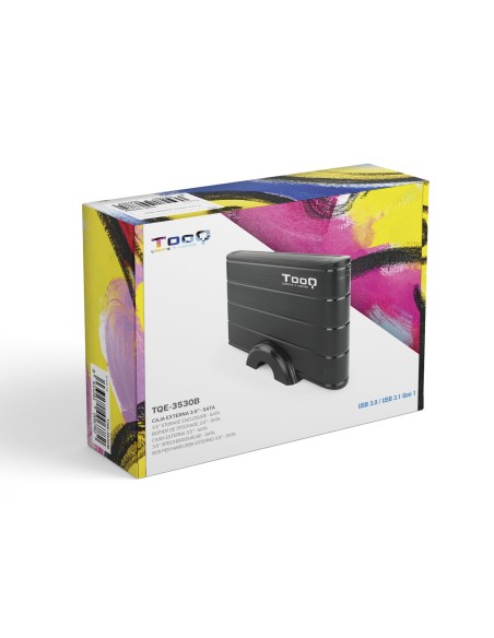 CAJA HDD 3,5" SATA A USB 2.0/3.0 NEGRA