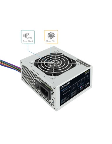 Fonte Ecopower II unidad de fuente de alimentación 500 W 20+4 pin ATX SFX Plata