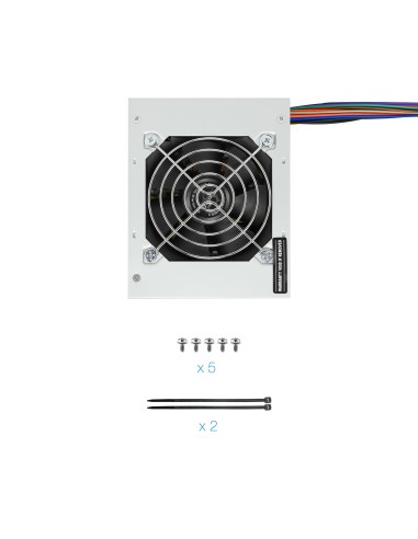 Fonte Ecopower II unidad de fuente de alimentación 500 W 20+4 pin ATX SFX Plata