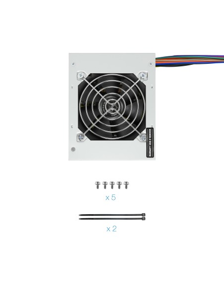Fonte Ecopower II unidad de fuente de alimentación 500 W 20+4 pin ATX SFX Plata