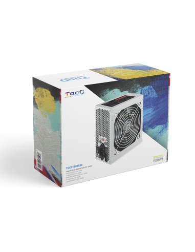 TQEP-500SSE unidad de fuente de alimentación 500 W 24-pin ATX ATX Plata