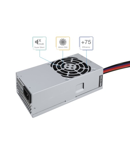 Ecopower II TFX OEM unidad de fuente de alimentación 500 W 20+4 pin ATX Plata