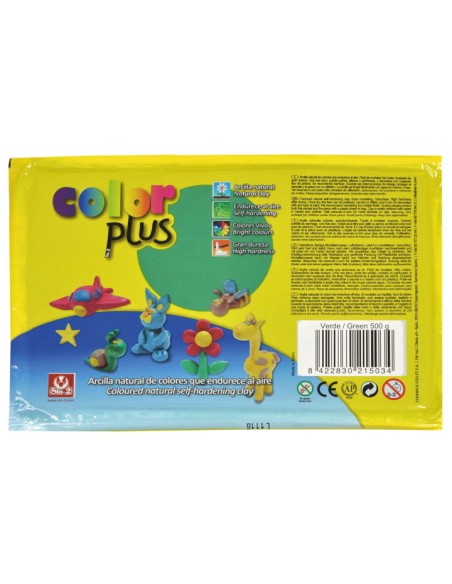 PAQ. ARCILLA SIO-2 COLOPLUS VERDE 500G 2152000200