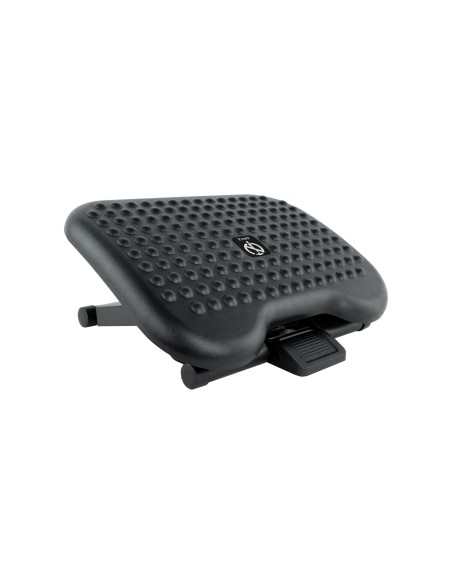 Reposapiés Ajustable en Altura e Inclinación, Negro