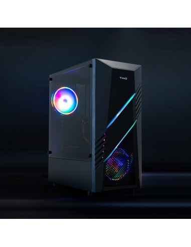 Caja Semitorre Gaming TQGCC102-B BIOHAZARD Negra