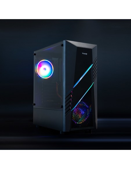 Caja Semitorre Gaming TQGCC102-B BIOHAZARD Negra