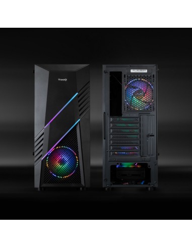 Caja Semitorre Gaming TQGCC102-B BIOHAZARD Negra