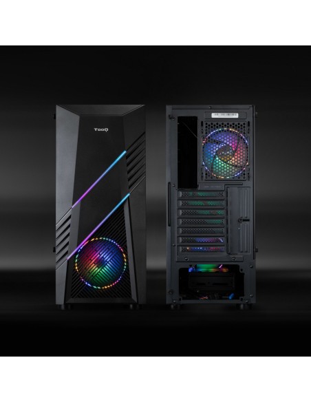 Caja Semitorre Gaming TQGCC102-B BIOHAZARD Negra