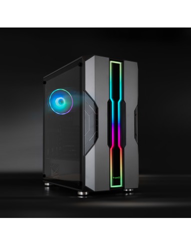 Caja Semitorre Gaming TQGCC103-B NIGHTCITY Negra