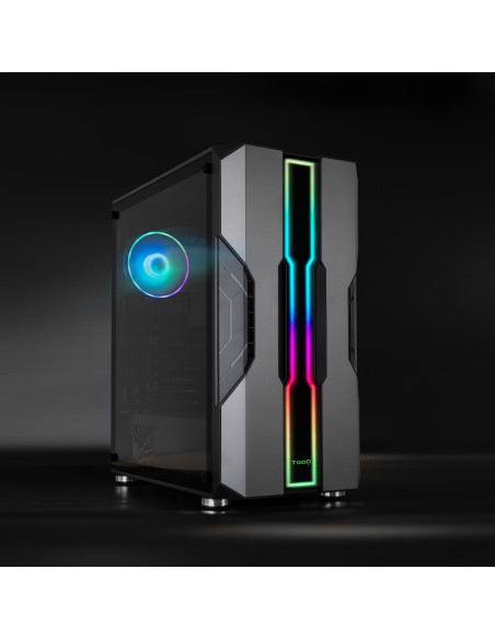 Caja Semitorre Gaming TQGCC103-B NIGHTCITY Negra