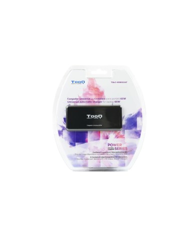 TQLC-65BS02AT adaptador e inversor de corriente Interior 65 W Negro