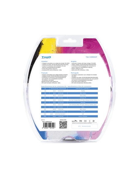 TQLC-90BS02AT adaptador e inversor de corriente Interior 90 W Negro TQLC-90BS02AT adaptador e inversor de corriente Interior 90 W Negro