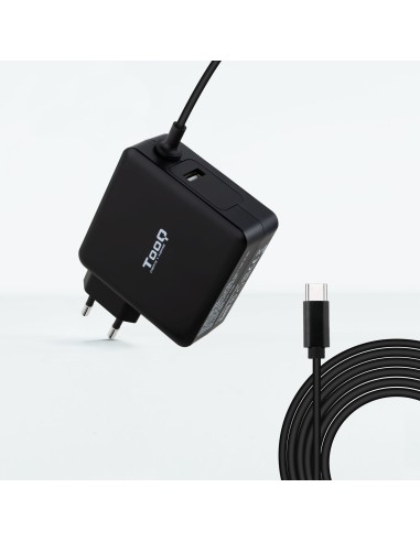 TQLC-USBC90PD adaptador e inversor de corriente Auto 90 W Negro