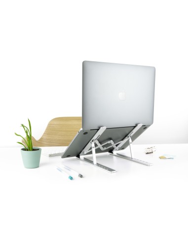 TQLRS0033-AL soporte para ordenador portátil Soporte para ordenador portátil y tableta Plata 38,1 cm (15")