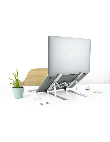 TQLRS0033-AL soporte para ordenador portátil Soporte para ordenador portátil y tableta Plata 38,1 cm (15")