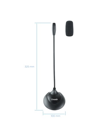 TQMM-213 micrófono Negro Micrófono para ordenador portátil
