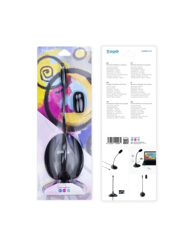 TQMM-213 micrófono Negro Micrófono para ordenador portátil