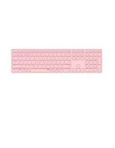 E9800M teclado Bluetooth QWERTY Rosa