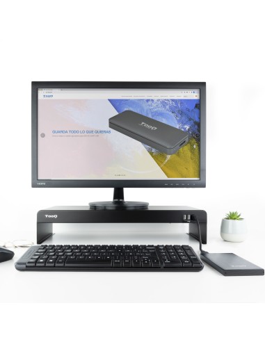 TQMR0124 soporte para monitor Independiente Negro