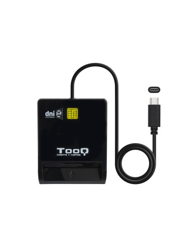 Lector de Tarjetas Inteligentes DNIe SIM USB-C, Negro