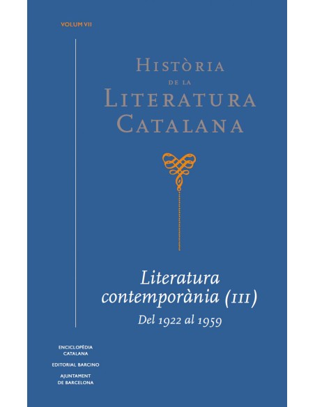 Historia de la Literatura Catalana Vol 7