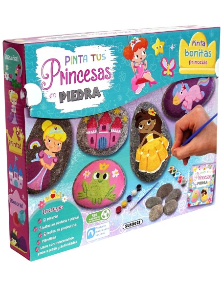 PINTA TUS PRINCESAS EN PIEDRA