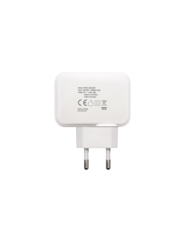Cargador de Pared doble puerto USB-C + USB A, 27W
